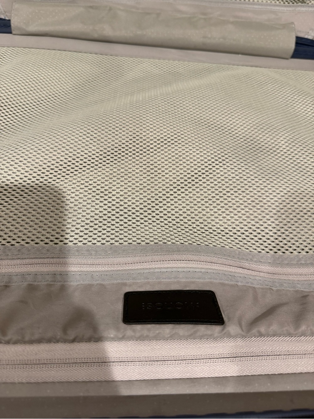 26" MONOS Check In Medium Hard Shell Checked Luggage Rolling Suitcase Blue - Picture 6 of 6